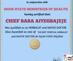 +234811 038 5497 The best powerful spi****** herbalist man in Nigeria to make money