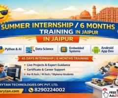 45 Days / 6 Months Internship in Jaipur